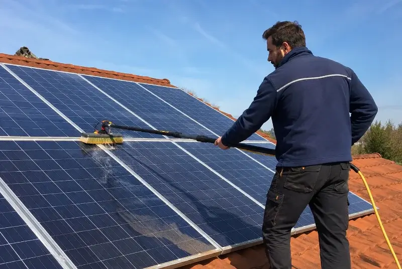 Nettoyage et entretien de panneaux solaires à Saint-Georges-d'Orques